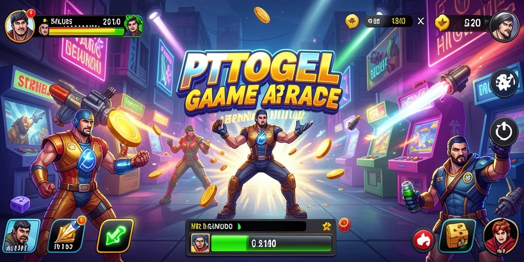 Tampilan gameplay menarik dalam game Arcade PTTOGEL menunjukkan tantangan seru.