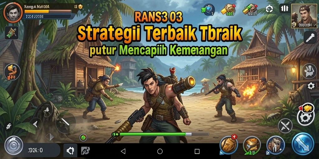 Tangkapan layar gameplay RANS303 yang menampilkan strategi pertempuran yang mendebarkan.