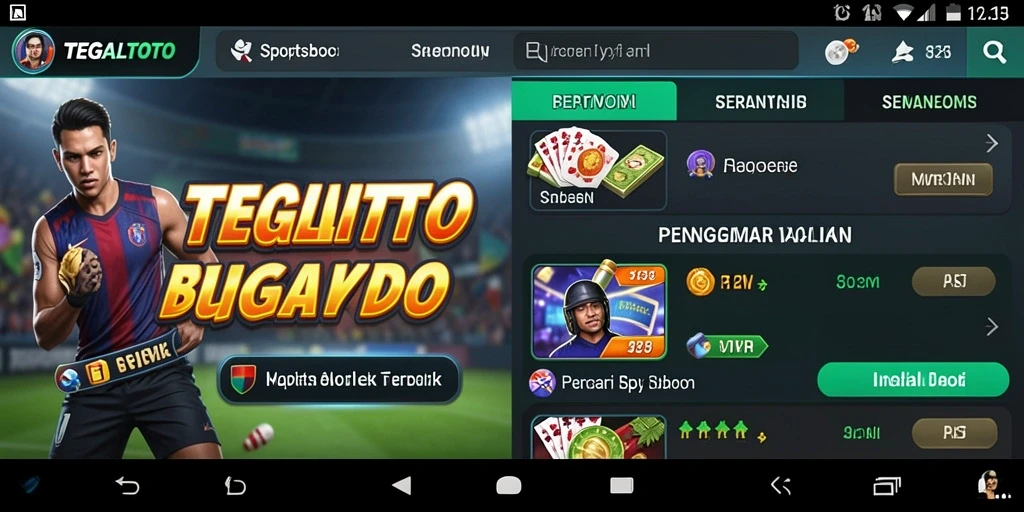 Tampilan gameplay yang menarik dari TEGALTOTO dengan banyak pilihan taruhan.